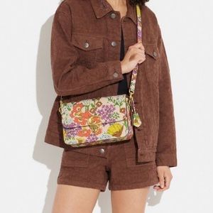 Coach Studio Shoulder Bag with Floral Print
